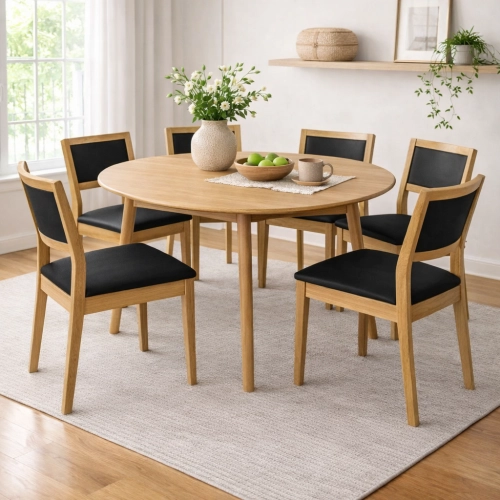 PRODUCENT Krzesło Drewno Lite Dębowe KR-210 Tkanina